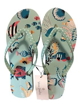 🆕 Vera Bradley Antilles Treasure Flip Flops
